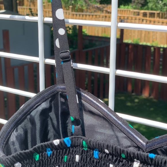 Spaghetti strap polka dot mini dress - Picture 4 of 5